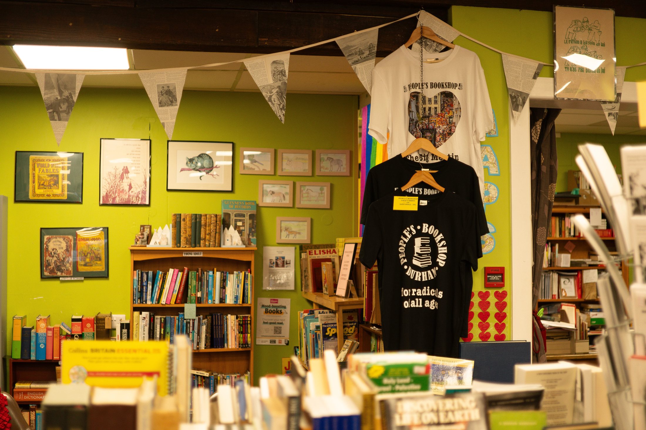 The interior of People’s Bookshop
